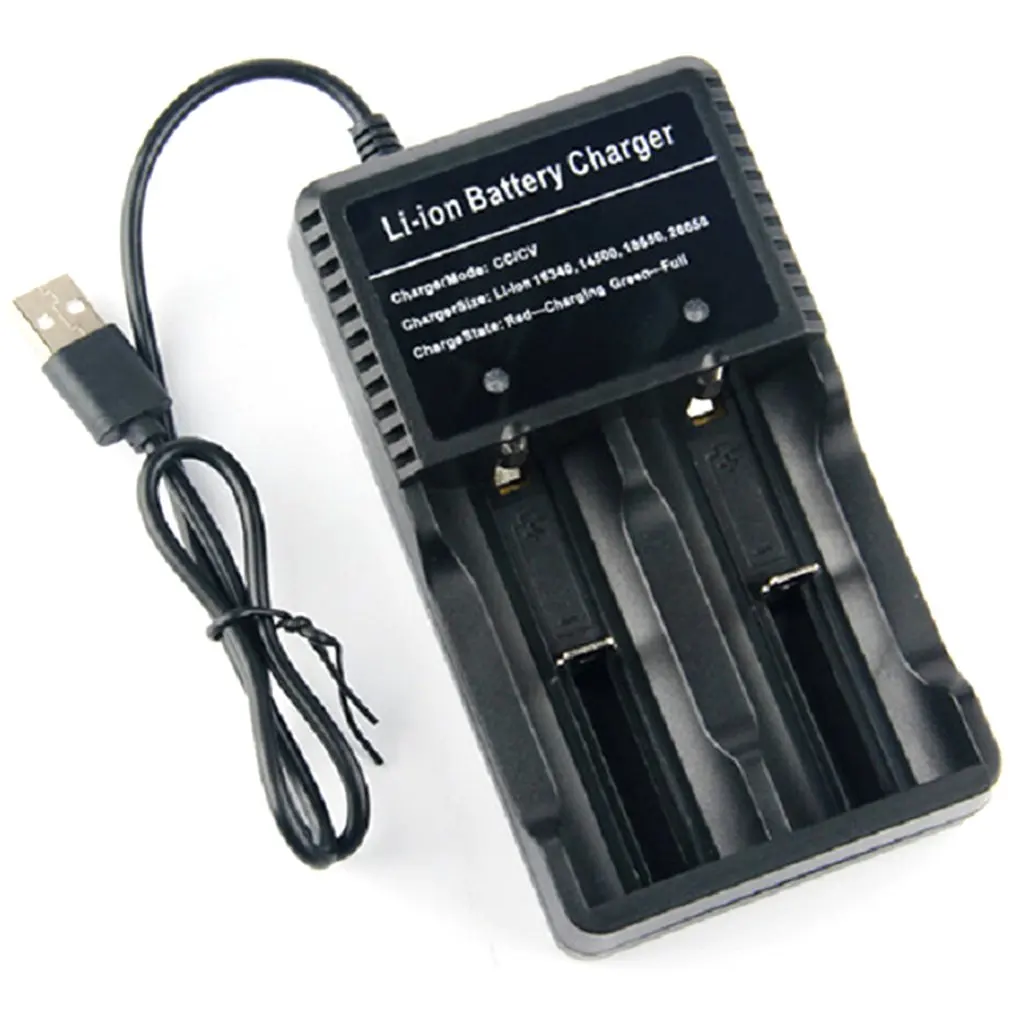 18650 2 Slot Charger Li-Ion Battery 4.2v USB Independent Charging Portable Electronic 18650 26650 14500 16340 Battery Charger
18650 2 Slot Charger Li-Ion Battery 4.2v USB Independent Charging Portable Electronic 18650 26650 14500 16340 Battery Charger