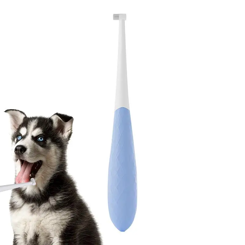 

Pet Toothbrush Oral Dog Cleaning Brush Odorless Cat Tooth Care Brush With Anti-Slip Handle Pet Teeth Cleaning Kit For Dog supply