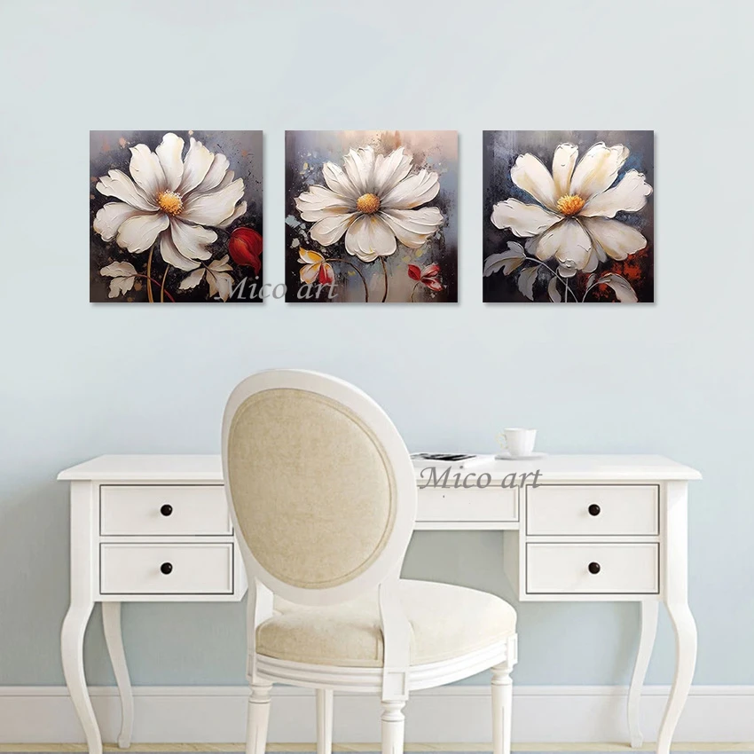 Abstract Flowers Pictures Art Wall Frameless Aesthetic Room Decoration 3PCS Acrylic Textured Oil Paintings On Canvas China
Abstract Flowers Pictures Art Wall Frameless Aesthetic Room Decoration 3PCS Acrylic Textured Oil Paintings On Canvas China