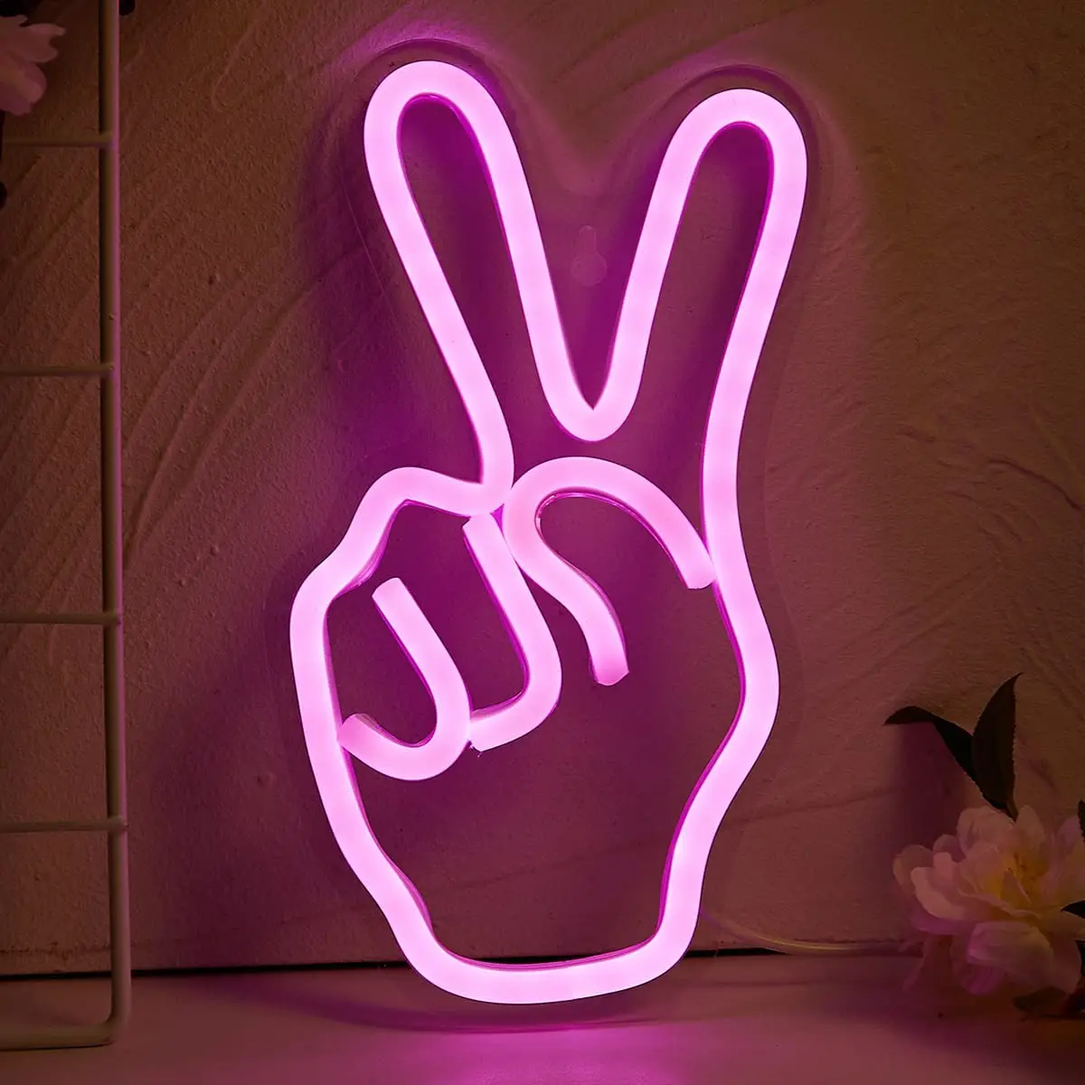 Hand Neon Sign USB Powered for Kids Room Decor, Cute LED Neon Light Dimmable Night Light for Party Pub Wall Art
Hand Neon Sign USB Powered for Kids Room Decor, Cute LED Neon Light Dimmable Night Light for Party Pub Wall Art