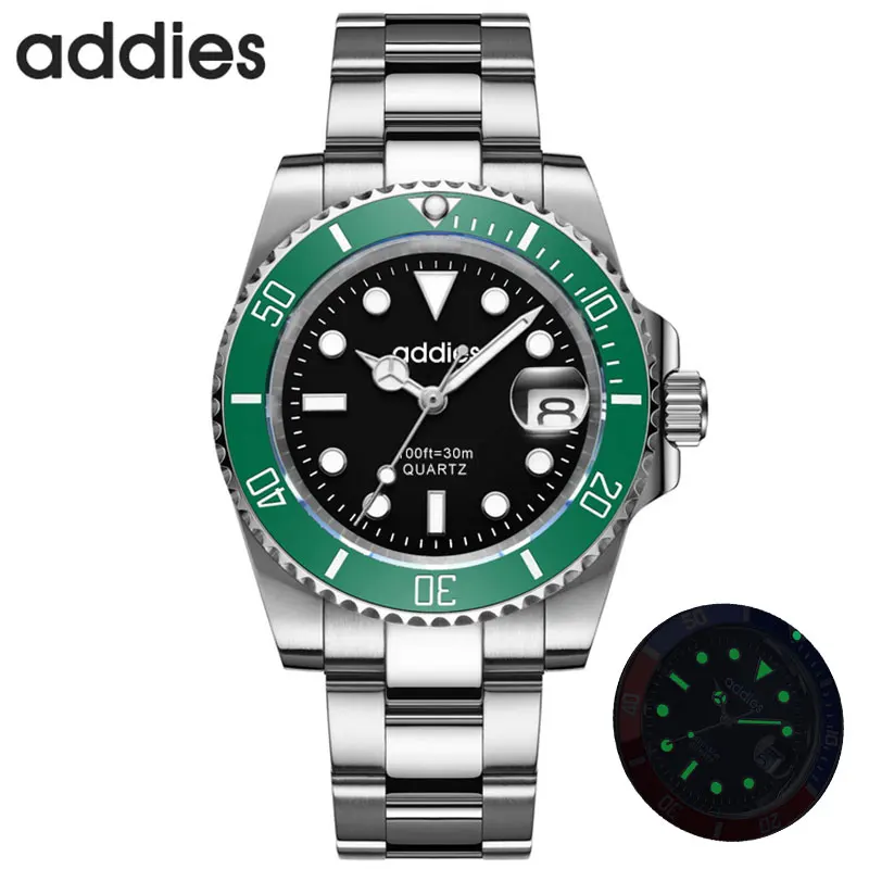ADDIESDIVE Top Brand Stainless Steel Watch Men's European American Business Leisure Quartz Watch Waterproof Outdoor Sports Watch
ADDIESDIVE Top Brand Stainless Steel Watch Men's European American Business Leisure Quartz Watch Waterproof Outdoor Sports Watch