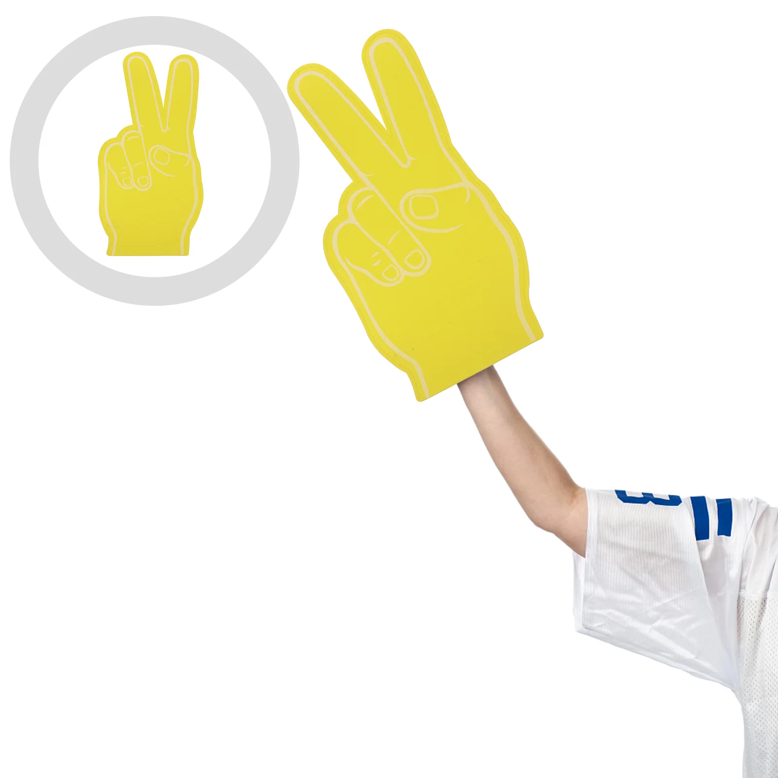 3Pcs Foam Finger Cheering Foams Finger Sports Event Props Photo Props Competitive Events Supplies
3Pcs Foam Finger Cheering Foams Finger Sports Event Props Photo Props Competitive Events Supplies