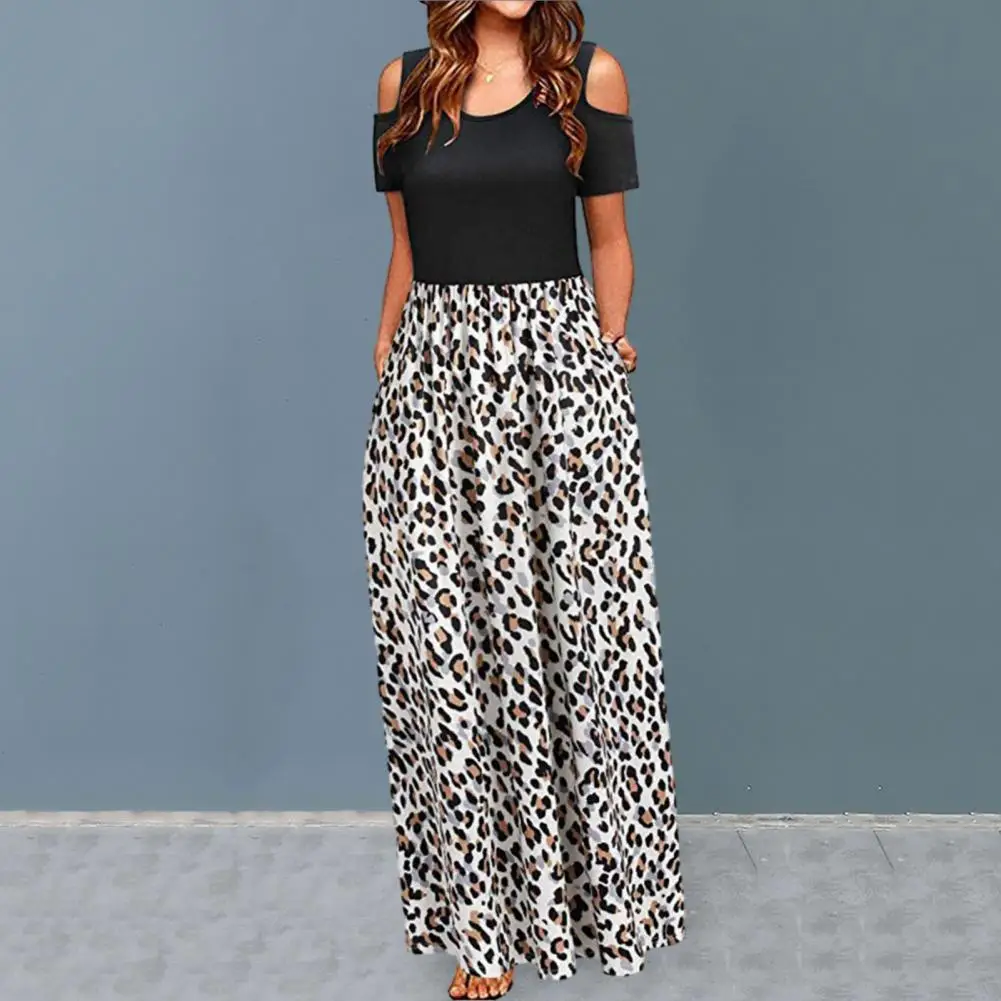 Loose Fit Women Dress Flower Print Pleated Maxi Dress for Women Short Sleeve Ankle-length Summer Beach Dress with Tight Waist
Loose Fit Women Dress Flower Print Pleated Maxi Dress for Women Short Sleeve Ankle-length Summer Beach Dress with Tight Waist