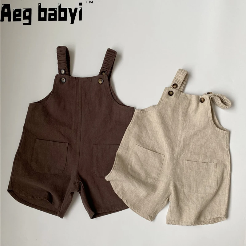 Summer Kids Baby Boys Girls Jumpersuit Kids Cotton Linen Pants Clothing Overalls Toddler Infant Girl Playsuit Clothes 1-7Y
Summer Kids Baby Boys Girls Jumpersuit Kids Cotton Linen Pants Clothing Overalls Toddler Infant Girl Playsuit Clothes 1-7Y