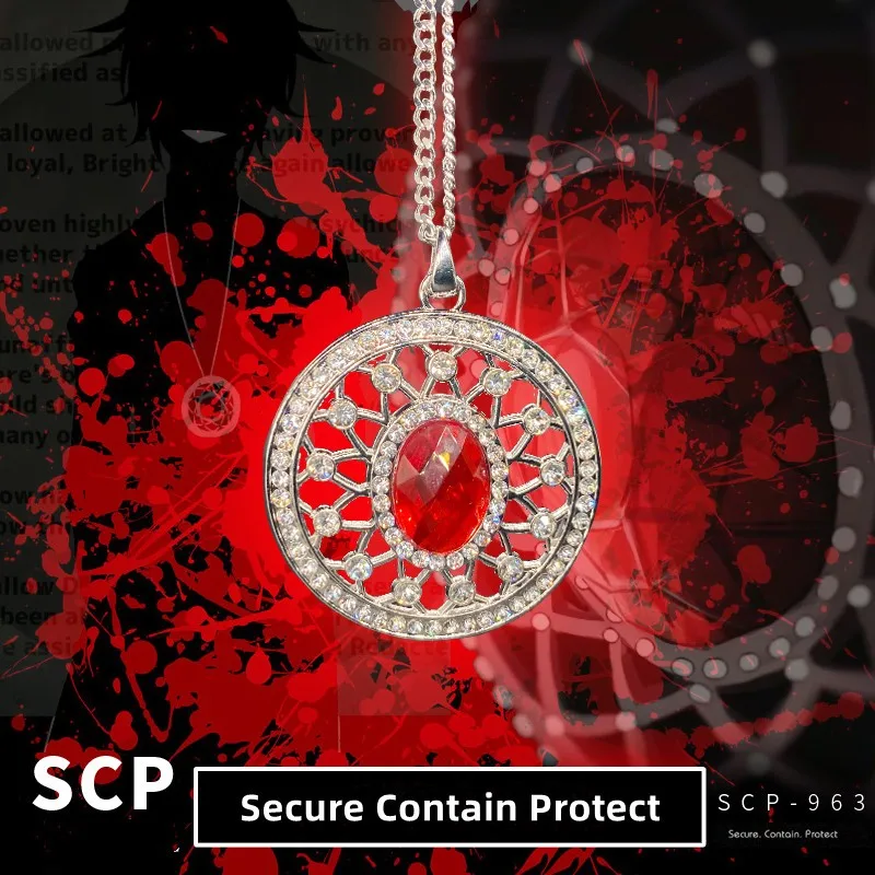 SCP Foundation Jack Bright Amulet SCP963 Necklace Pendant For Men Women Cosplay Prop Accessories Gifts
SCP Foundation Jack Bright Amulet SCP963 Necklace Pendant For Men Women Cosplay Prop Accessories Gifts