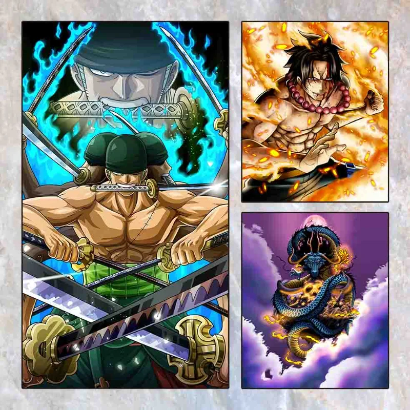 New Canvas Painting One Piece Anime Figure Monkey D Luffy Roronoa Zoro Jinbe HD Print Picture for Bedroom Christmas Decor Gifts
New Canvas Painting One Piece Anime Figure Monkey D Luffy Roronoa Zoro Jinbe HD Print Picture for Bedroom Christmas Decor Gifts