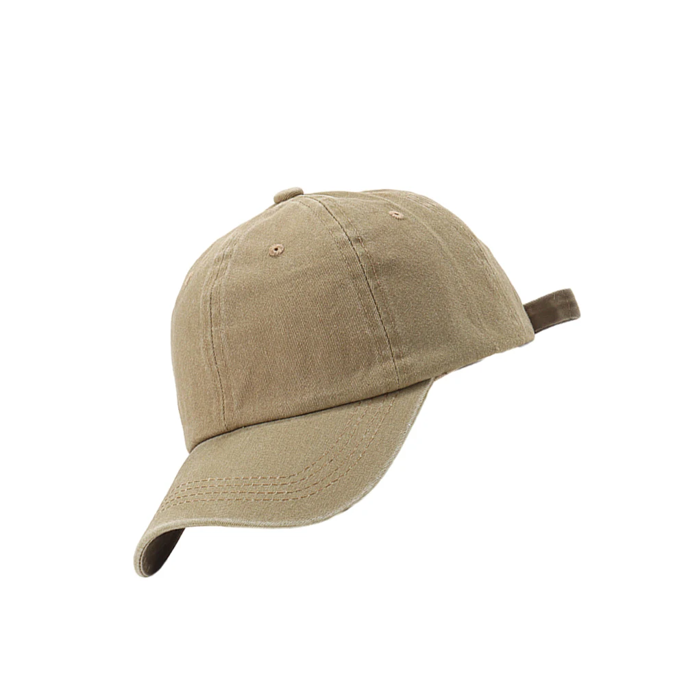 

Baseball Cap Solid Color Dome Vintage Men Women Breathable Easy Matching Stylish Casual Sunproof Summer Hat Headgear