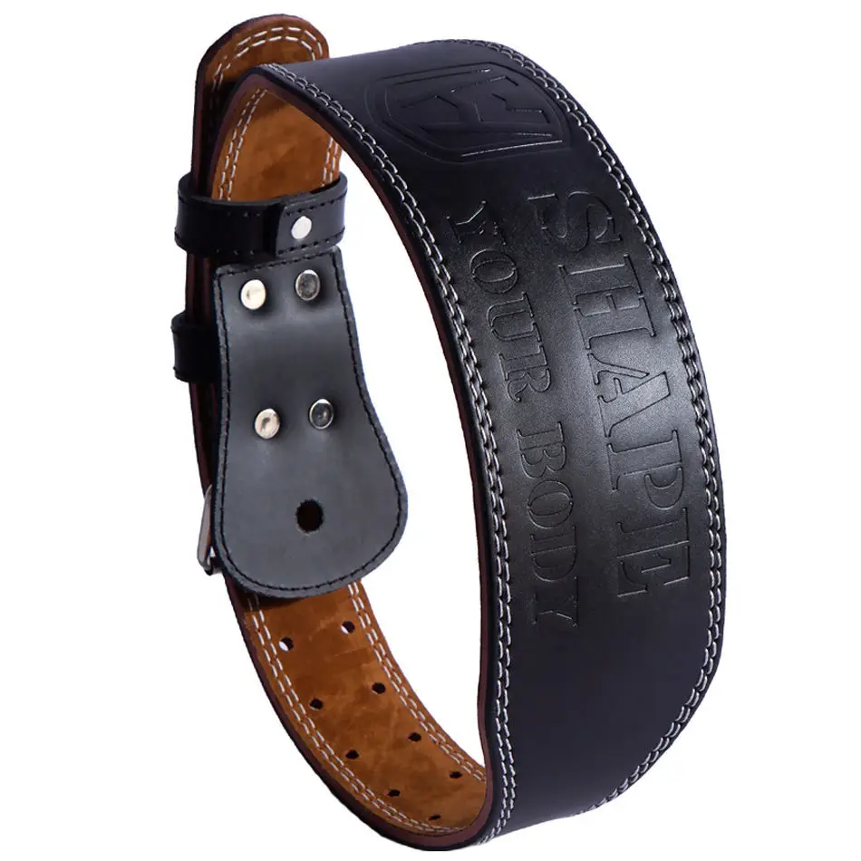 Waist Protective Adjustable Weight Lifting Belt Gym Cowhide Leather Sports Belt Men's Fitness Belt Weight Lifting for Women
Waist Protective Adjustable Weight Lifting Belt Gym Cowhide Leather Sports Belt Men's Fitness Belt Weight Lifting for Women