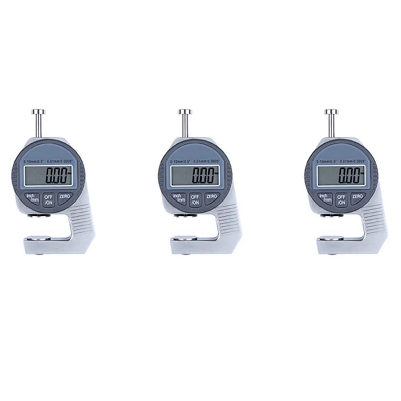 3X Digital Thickness Gauge Electronic Thickness Meter Measure Thickness Of Paper Cloth Thin Metal Micrometer 0.01Mm B
3X Digital Thickness Gauge Electronic Thickness Meter Measure Thickness Of Paper Cloth Thin Metal Micrometer 0.01Mm B