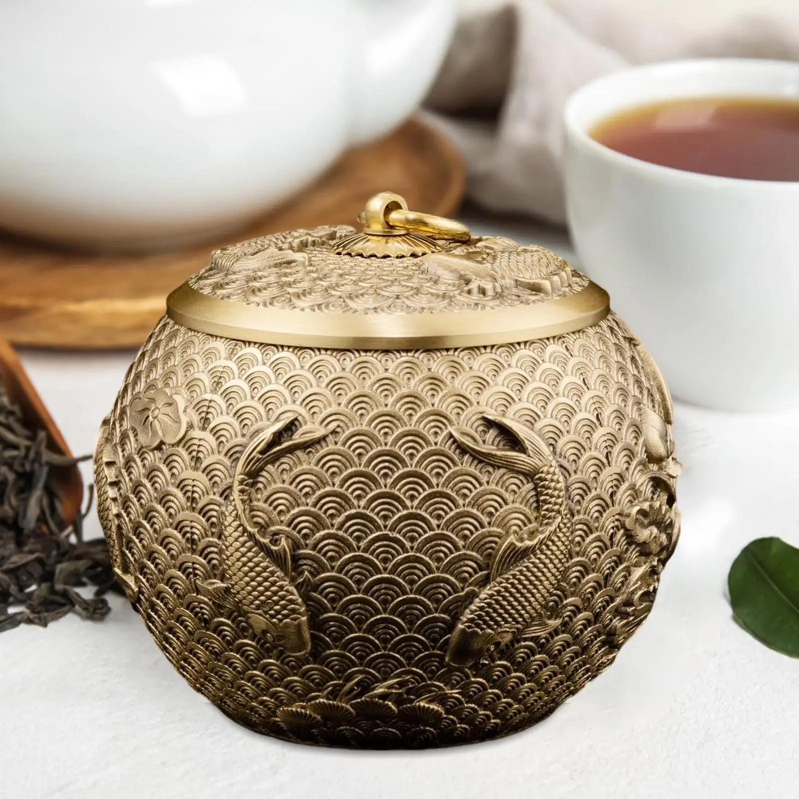 Латунная чайная канистра, портативный пищевой контейнер для офиса, кухни, ресторана
Латунная чайная канистра, портативный пищевой контейнер для офиса, кухни, ресторана