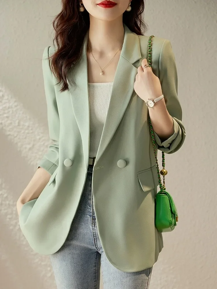 UNXX Woman Autumn Vintage Casual Long-sleeved Blazer Suit Coat British Style Double-breasted Loose Blazer Jacket Blazers Women
UNXX Woman Autumn Vintage Casual Long-sleeved Blazer Suit Coat British Style Double-breasted Loose Blazer Jacket Blazers Women