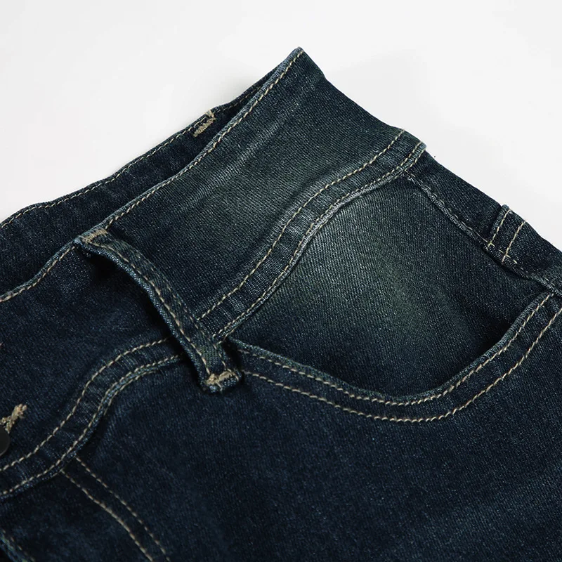 2000s Clothes Y2k Low Rise Boot Cut Jeans Woman Casual Black Striped Denim Trousers Streetwear Flare Pants P77-DD25 268 S56f26a86b85047de9ee89077a0195e509