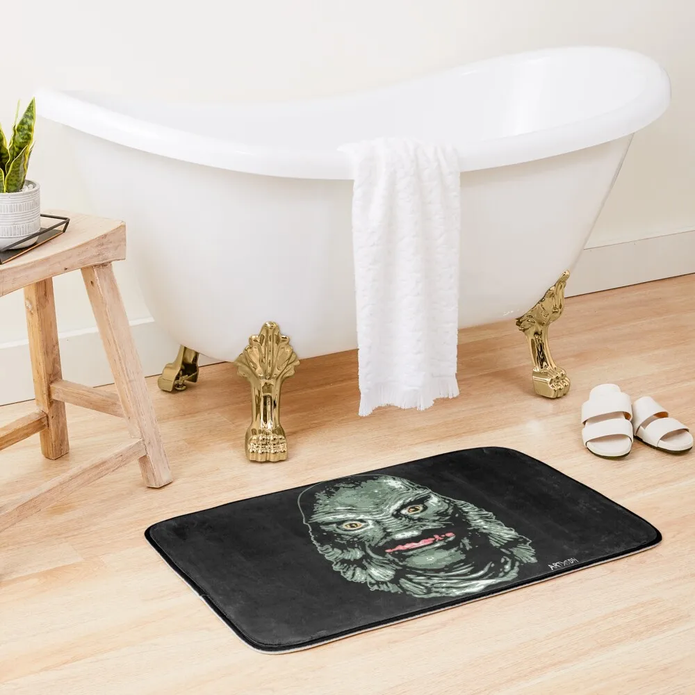 

The Creature from the Black Lagoon (Color) Bath Mat Slip-Resistant Washable Non-Slip Kitchen Rug Carpet In The Living Room Mat