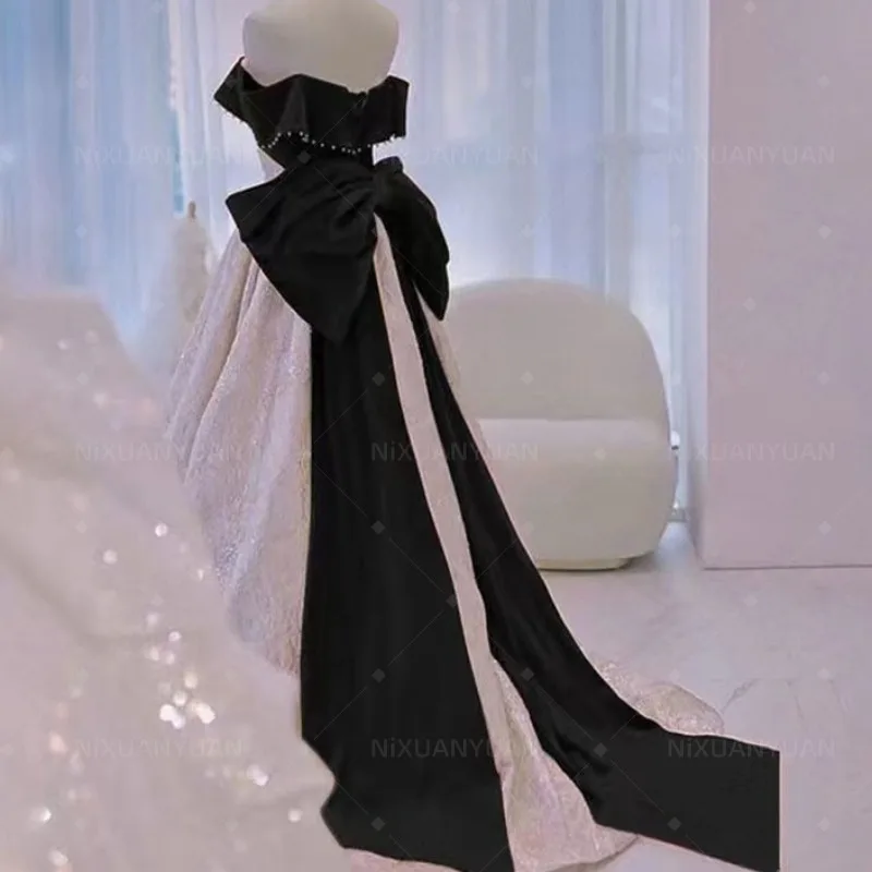 

Отдельный большой атласный бант для свадебного платья узлы Съемные платья невесты узлы Свадебные аксессуары «сделай сам»