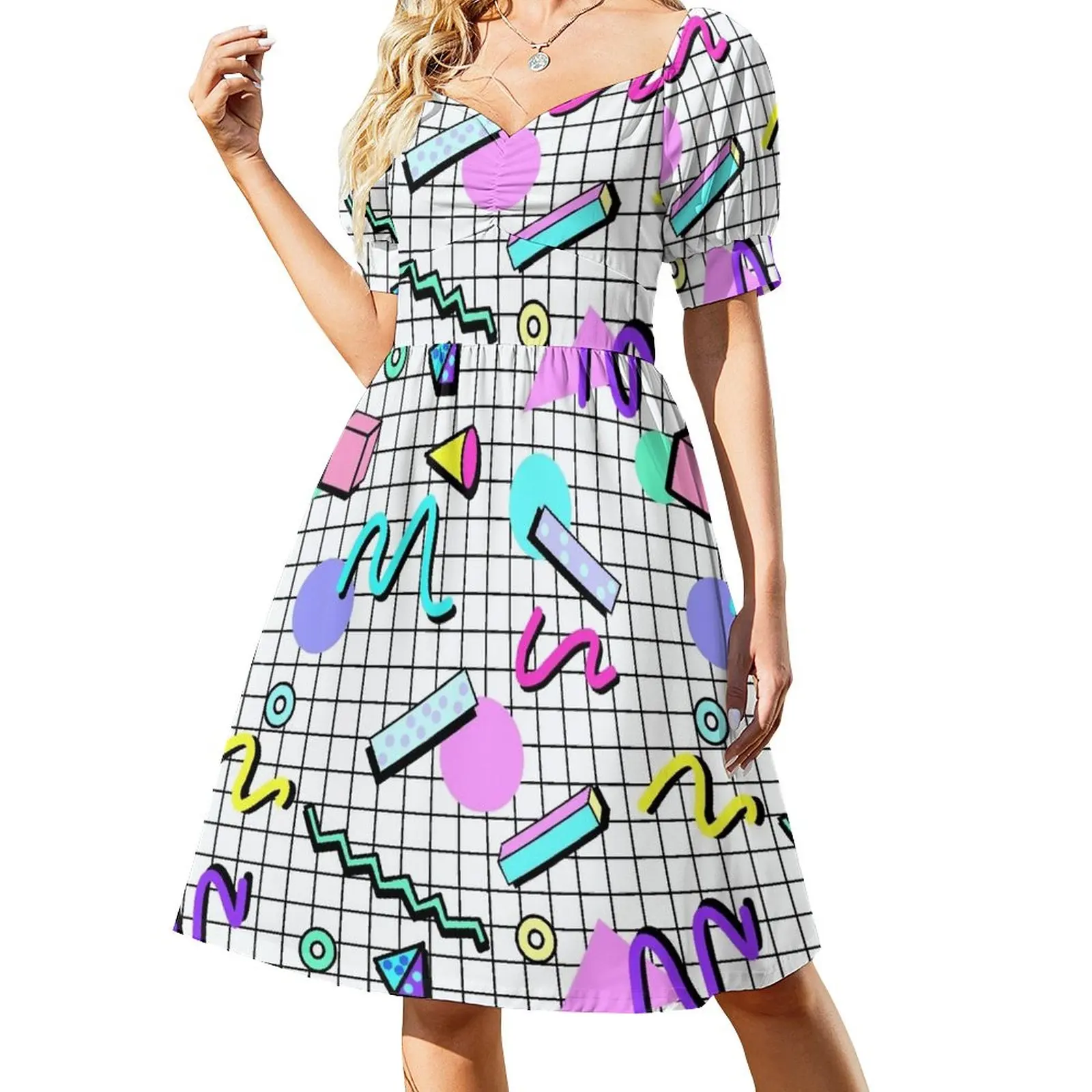 80s Retro Party Grid Design (White BG) Dress summer dress woman 2023 trendy luxury evening dresses 2023
80s Retro Party Grid Design (White BG) Dress summer dress woman 2023 trendy luxury evening dresses 2023