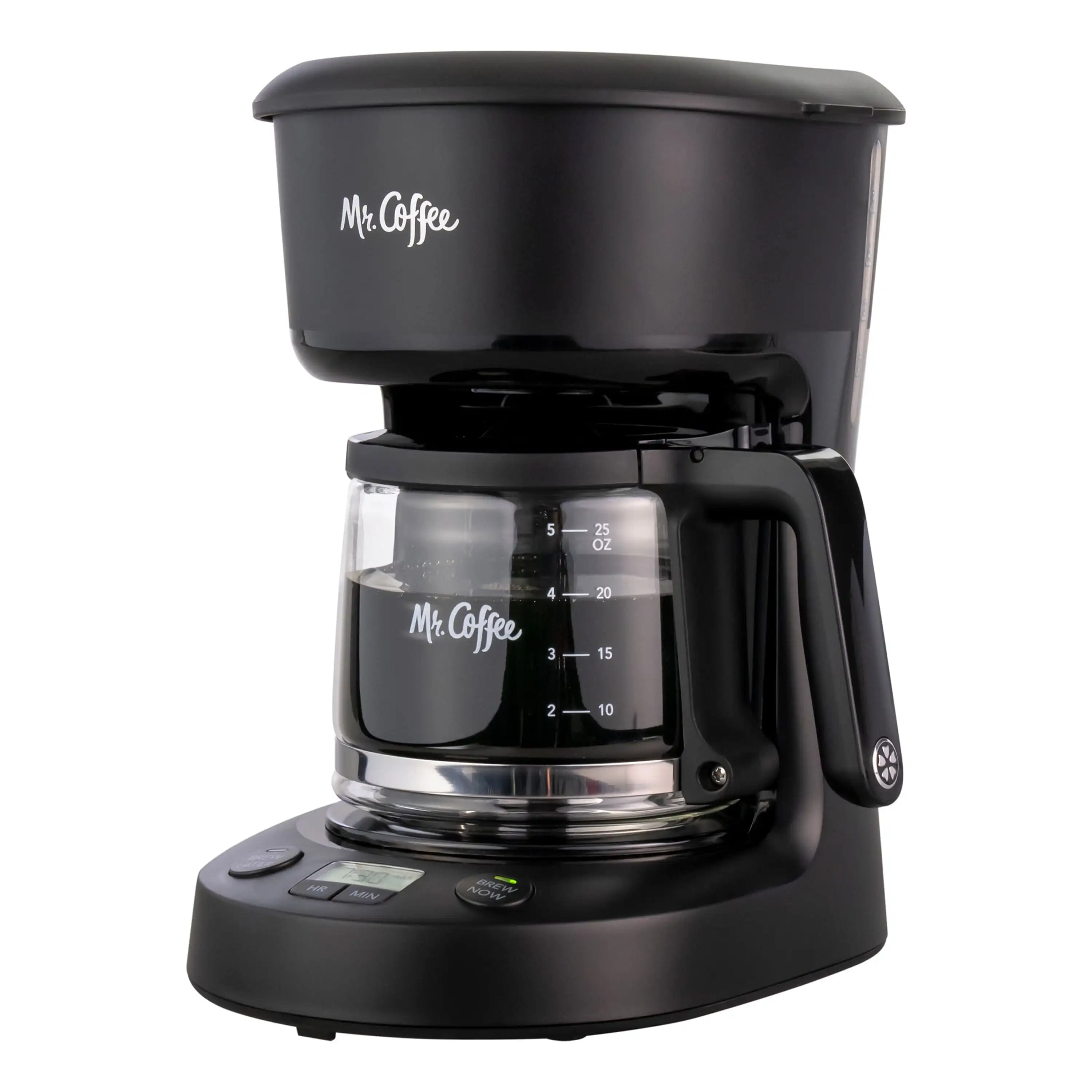 Программируемая Кофеварка Mr. Coffee с 5 чашками, 25 унций, мини-кофеварка, Черная
Программируемая Кофеварка Mr. Coffee с 5 чашками, 25 унций, мини-кофеварка, Черная