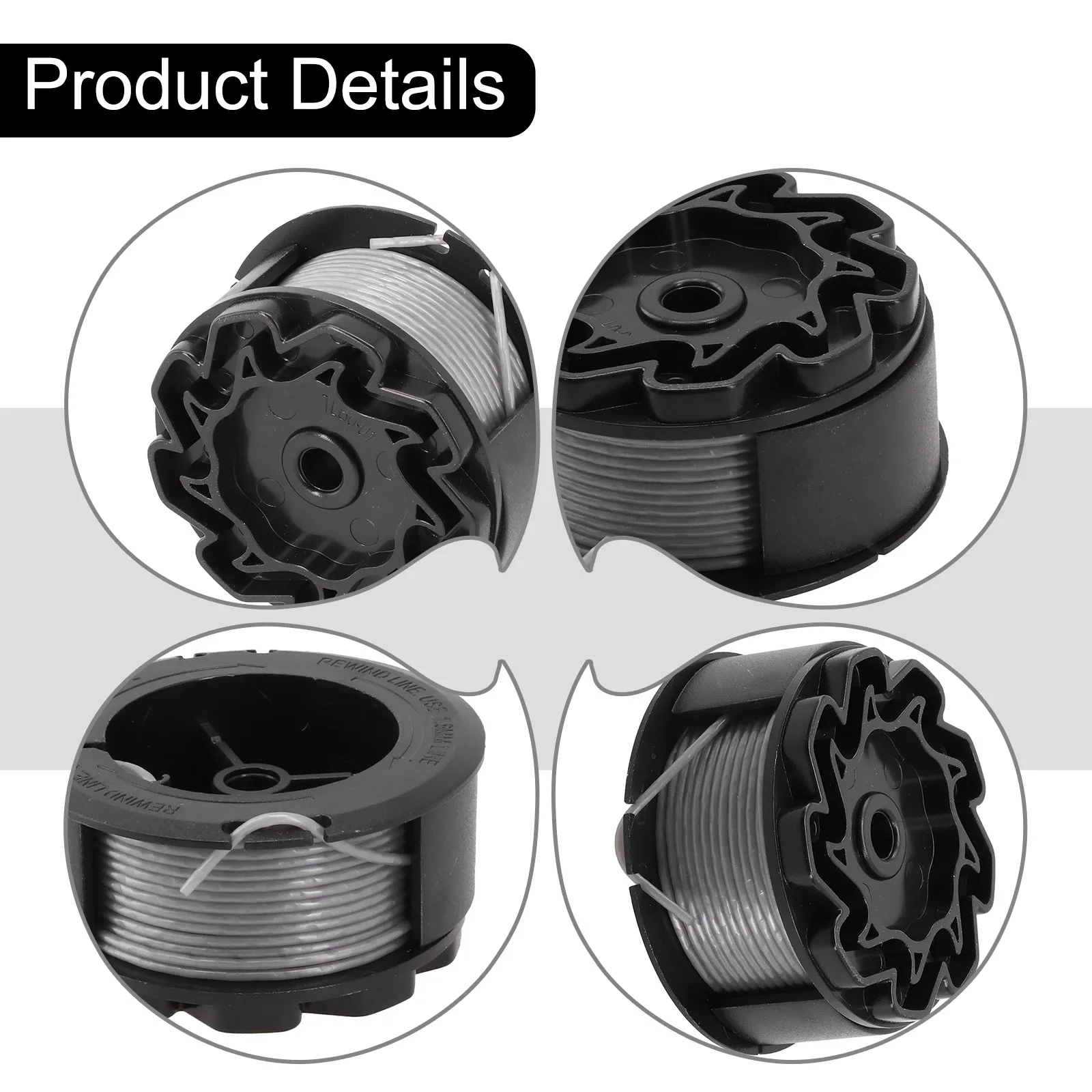 String Trimmer Parts Spool 1.6 Mm 6.1 Metres/20ft Abrasion-resistant Durable For Mowing Lawns Garden Tools New
String Trimmer Parts Spool 1.6 Mm 6.1 Metres/20ft Abrasion-resistant Durable For Mowing Lawns Garden Tools New
