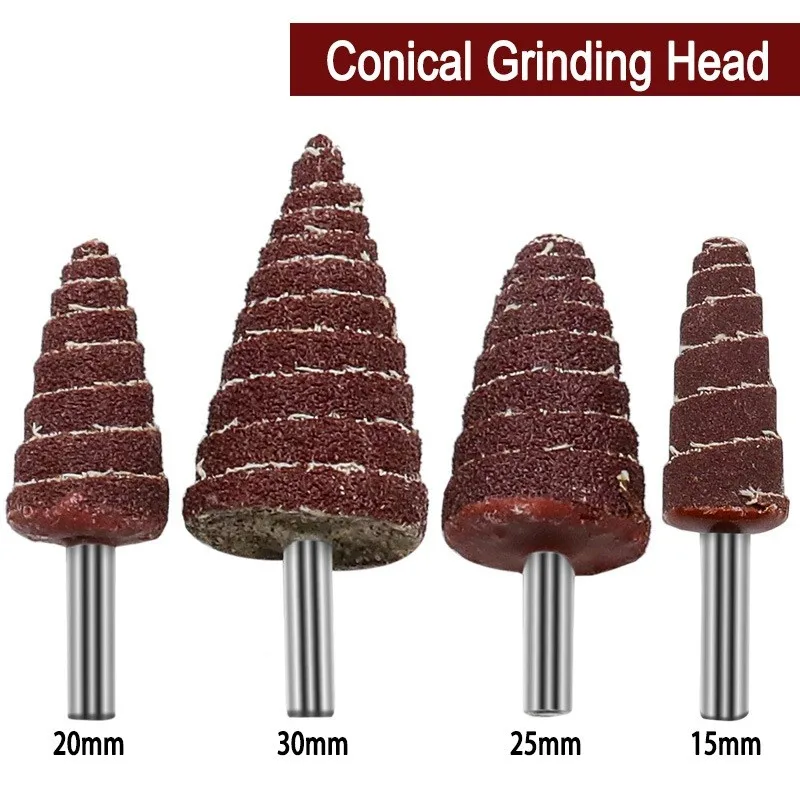 6mm Shank Cone Shape Abrasive Flap Wheel Sandpaper Grinding Head Rotary Tool For Grinding And Polishing 80 Grit
6mm Shank Cone Shape Abrasive Flap Wheel Sandpaper Grinding Head Rotary Tool For Grinding And Polishing 80 Grit