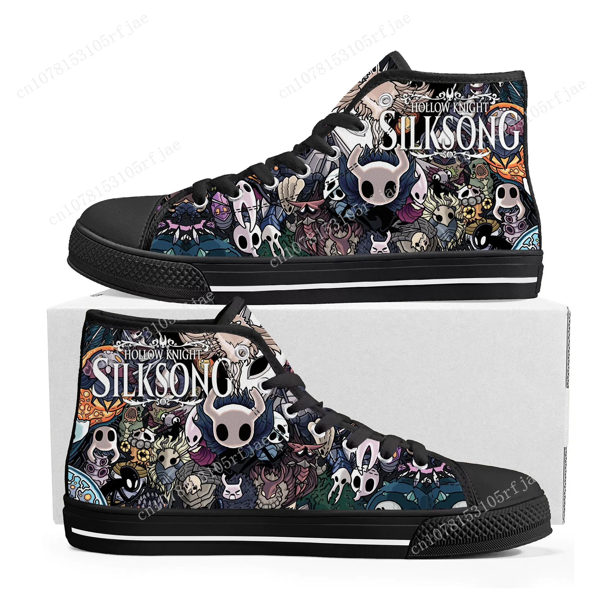 Cartoon Game Ghost Hollow Knight High Top Sneakers Mens Womens Teenager High Quality Canvas Sneaker Custom Built Couple Shoes
Cartoon Game Ghost Hollow Knight High Top Sneakers Mens Womens Teenager High Quality Canvas Sneaker Custom Built Couple Shoes