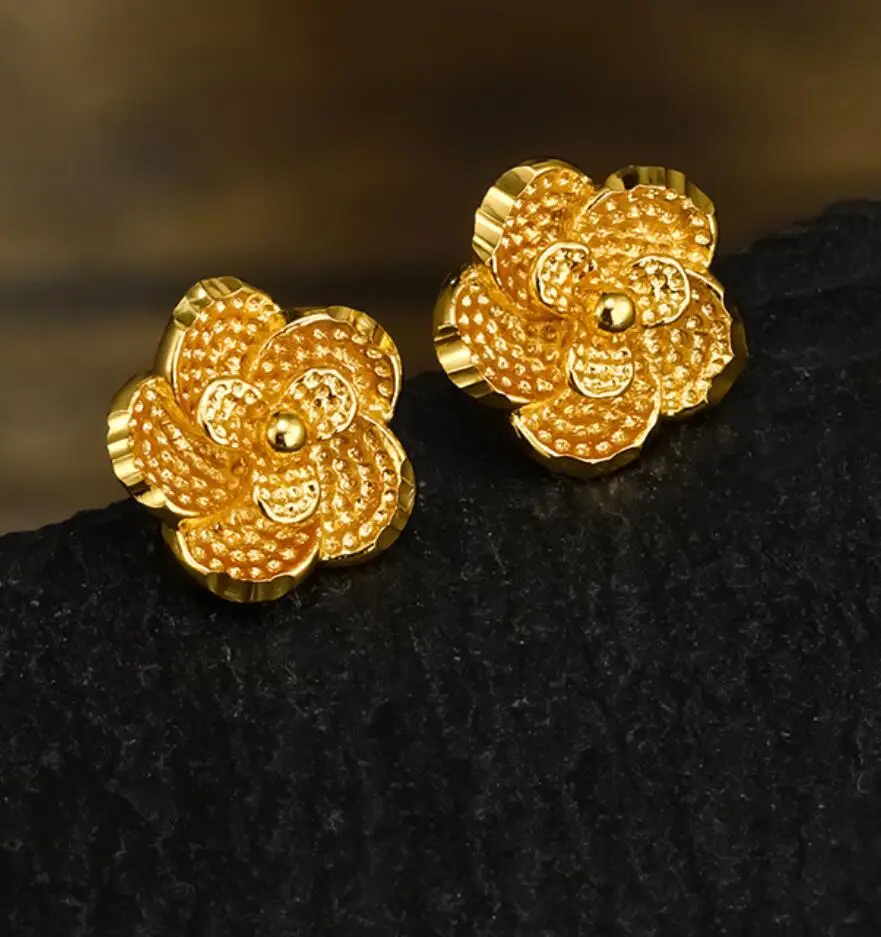 2PCS Flower Large Cute Stud Earrings for Women Gold Color Earrings Fashion Individual Stylish Trendy Jewelry F1734
2PCS Flower Large Cute Stud Earrings for Women Gold Color Earrings Fashion Individual Stylish Trendy Jewelry F1734