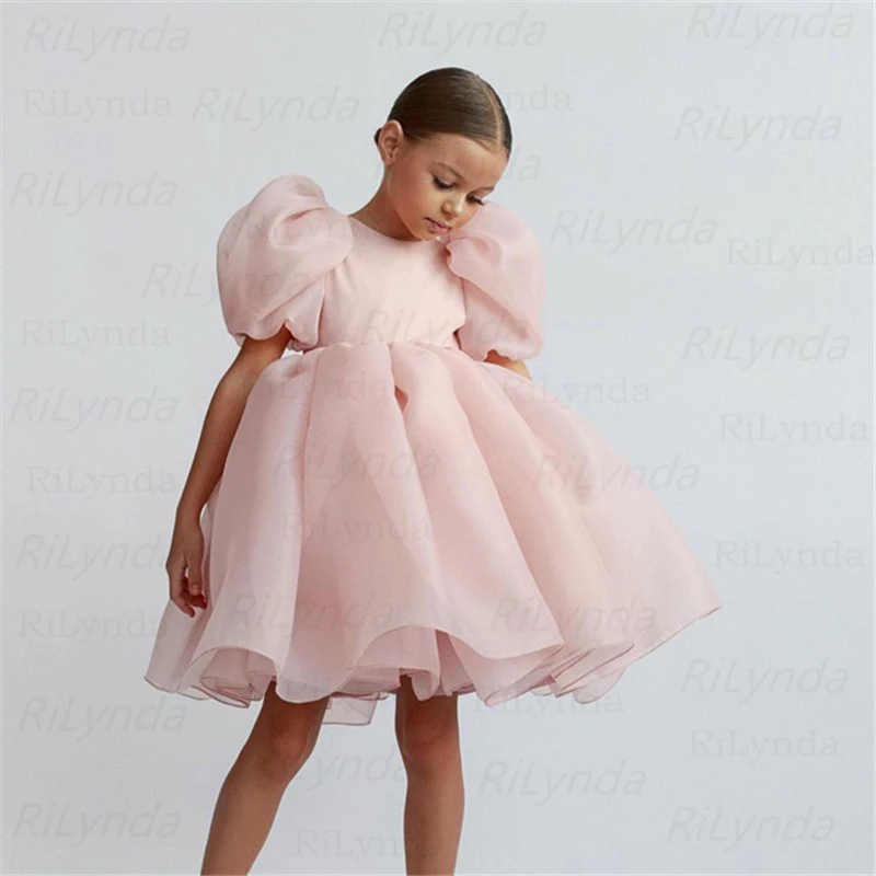 Pink Princess Dress Puffy First Communion Dress Flower Girl Dresses Cute Children Girls Dress First Gown
Pink Princess Dress Puffy First Communion Dress Flower Girl Dresses Cute Children Girls Dress First Gown