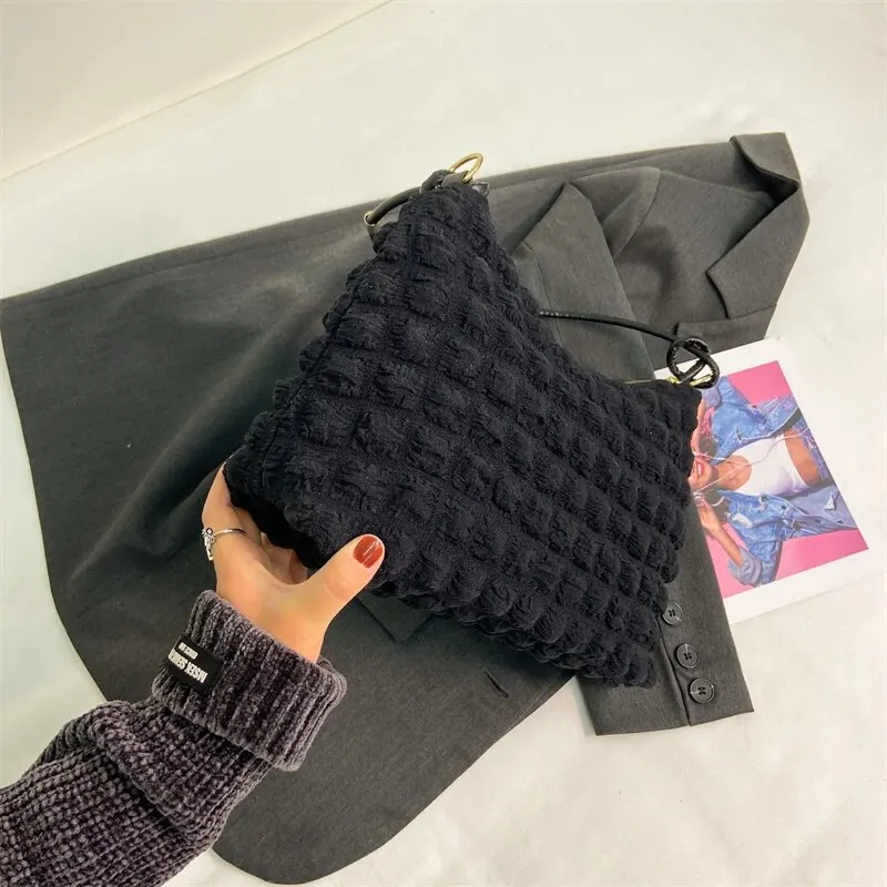 100% Polyester Solid Plaid One-shoulder Women's Bag Handbag 4 Mallzona S56fa522e67ef48b78ab6a7a25943b1dai 100% Polyester Solid Plaid One-shoulder Women's Bag Handbag Mallzona