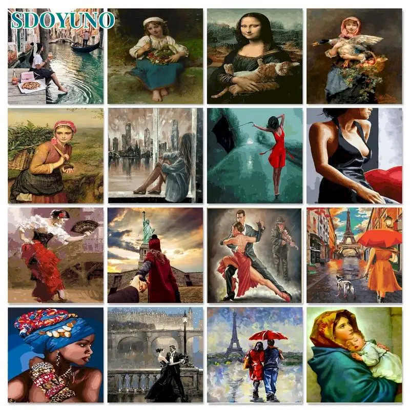 SDOYUNO DIY Woman Painting By Numbers Elegant Portrait Paint By Numbers For Adults Picture 60x75cm Frames Decor Home Wall Art
SDOYUNO DIY Woman Painting By Numbers Elegant Portrait Paint By Numbers For Adults Picture 60x75cm Frames Decor Home Wall Art