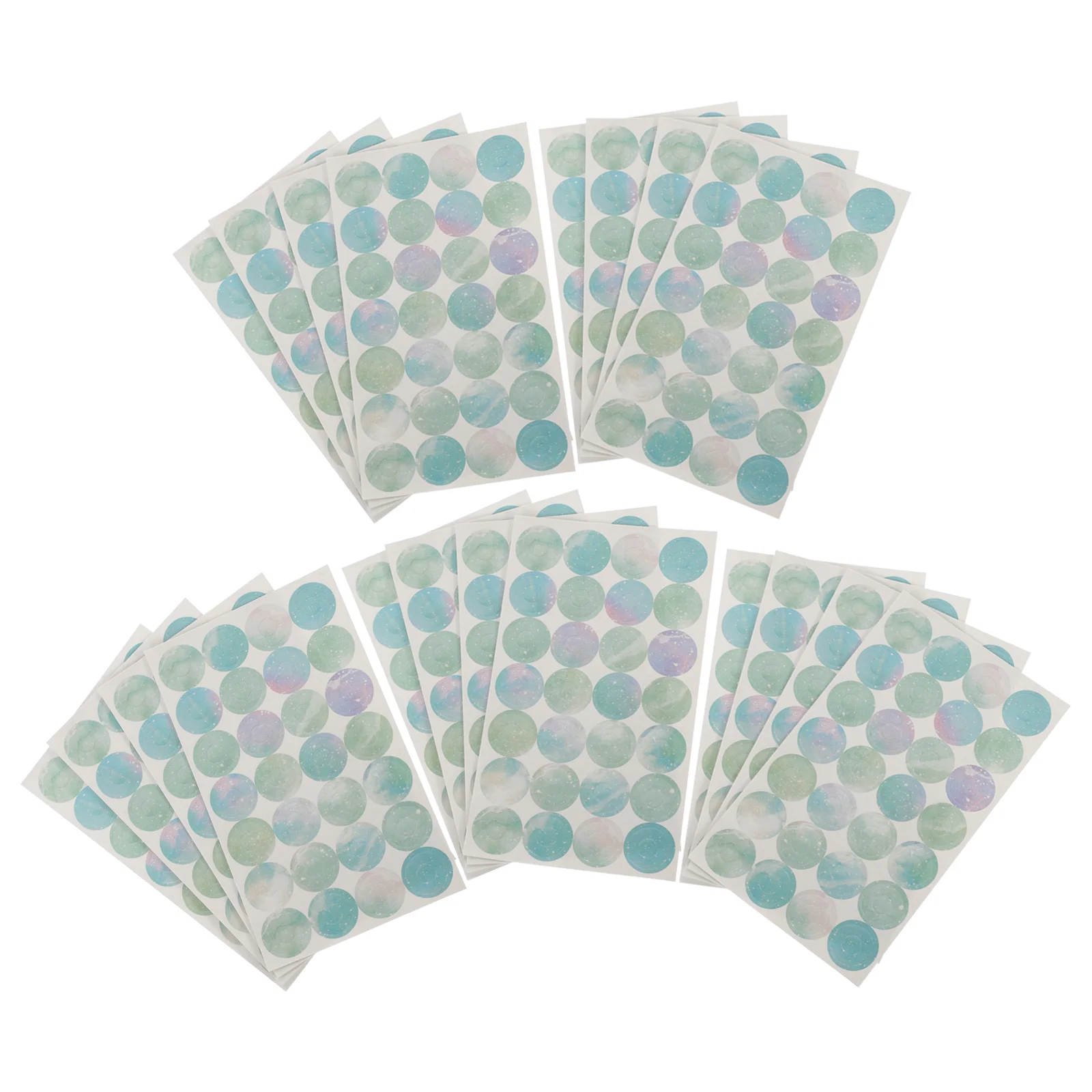 

20 Sheets Loose-leaf Hole Patching Stickers Labels Decorative Reinforcement Paper Reinforcements Round Binder Ring