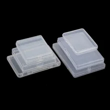 20Pcs/Lot Small Transparent Plastic Storage Box Clear Rectangle Multipurpose Display Boxes For Card
20Pcs/Lot Small Transparent Plastic Storage Box Clear Rectangle Multipurpose Display Boxes For Card