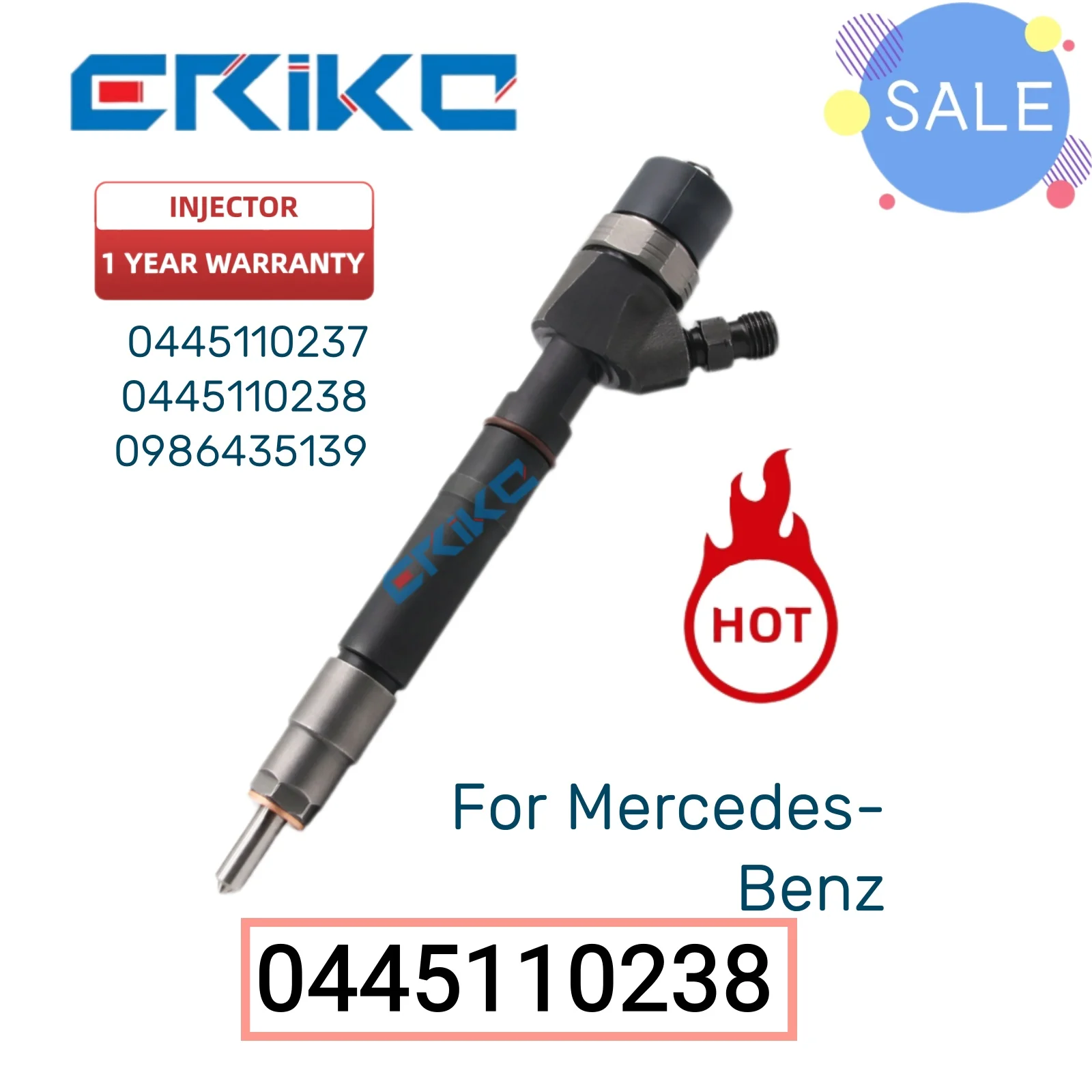 

0445110238 Diesel Injectors 0 445 110 238 Diesel Fuel Injector 0445 110 238 Auto Fuel Pump Injector for Mercedes-Benz