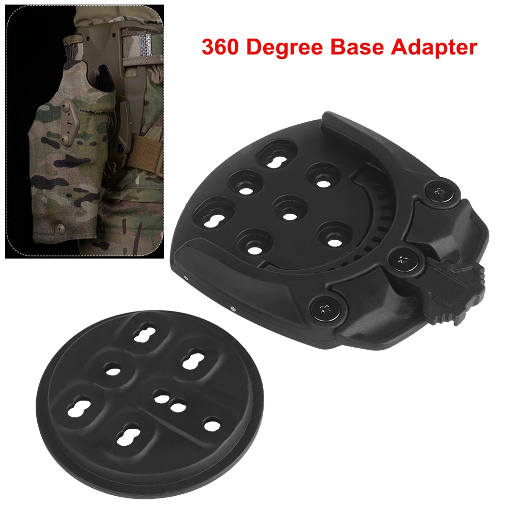Hunting Gun Holster Base Adapter Tactical Gun Holster Accessories Airsoft Pistol Holster Combat Belt Molle Base Adapter for CS
Hunting Gun Holster Base Adapter Tactical Gun Holster Accessories Airsoft Pistol Holster Combat Belt Molle Base Adapter for CS