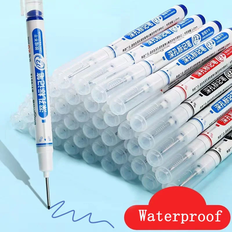 10pcs/Set Deep Hole Marking Pen Black Construction Site For Wood Ceramic Floor Long Head Marker Oil Waterproof Red Blue green
10pcs/Set Deep Hole Marking Pen Black Construction Site For Wood Ceramic Floor Long Head Marker Oil Waterproof Red Blue green