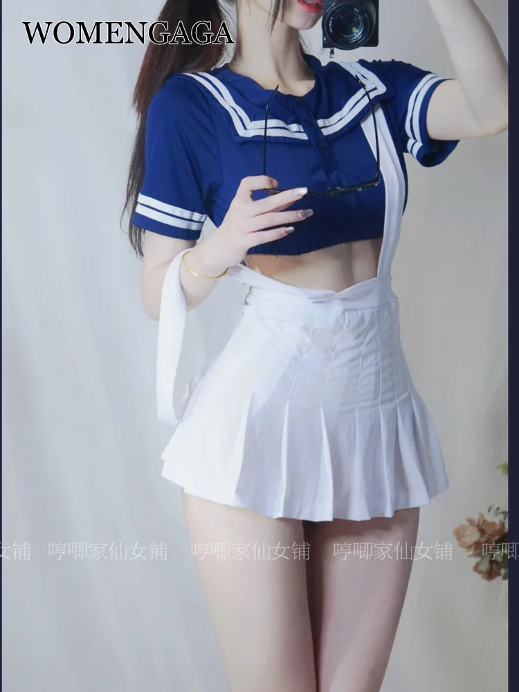 Style WOMENGAGA Preppy Sweet Hot Sexy JK Lolita Strap Dress Mini Pleated Skirts + T Shirt Fashion Two Piece Set Fairy Cute MB0D
Style WOMENGAGA Preppy Sweet Hot Sexy JK Lolita Strap Dress Mini Pleated Skirts + T Shirt Fashion Two Piece Set Fairy Cute MB0D