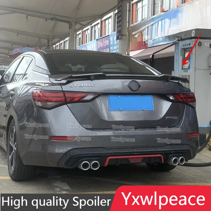 For Nissan Sylphy Sentra 2020 2021 Spoiler ABS Glossy Black Carbon Fiber Look Rear Trunk Lip Spoiler Body Kit Accessories
For Nissan Sylphy Sentra 2020 2021 Spoiler ABS Glossy Black Carbon Fiber Look Rear Trunk Lip Spoiler Body Kit Accessories