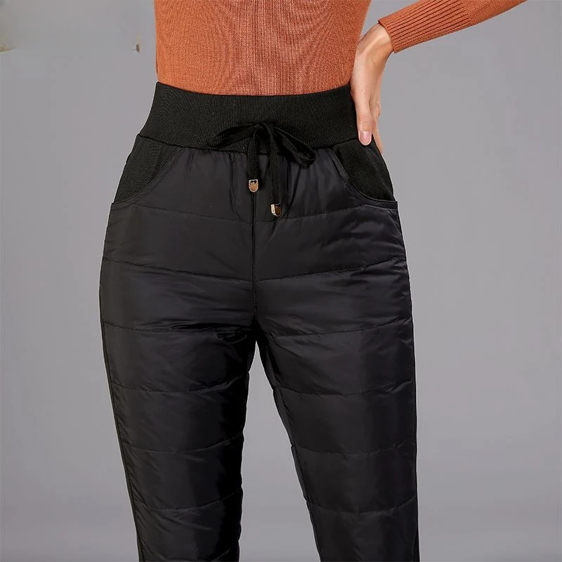 2023 Winter Down Cotton Pants Women's Warm Duck Thickened Large Fashion Slim High Waist B866
2023 Winter Down Cotton Pants Women's Warm Duck Thickened Large Fashion Slim High Waist B866