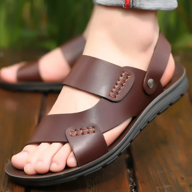2023 New Men Sandals Leather Men Summer Shoes Man Beach Casual Comfortable Barefoot Sandals Men Adult Business Flat Breathable
2023 New Men Sandals Leather Men Summer Shoes Man Beach Casual Comfortable Barefoot Sandals Men Adult Business Flat Breathable