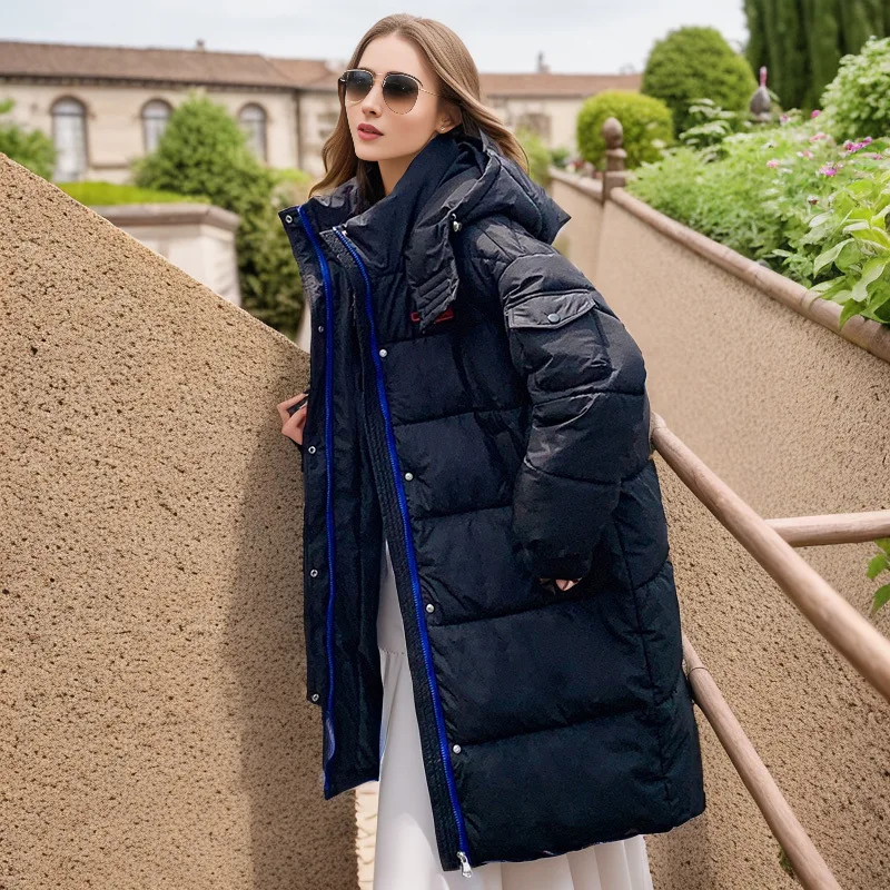 2023 new fashion long loose winter cotton-padded jacket for female students hooded coat
2023 new fashion long loose winter cotton-padded jacket for female students hooded coat