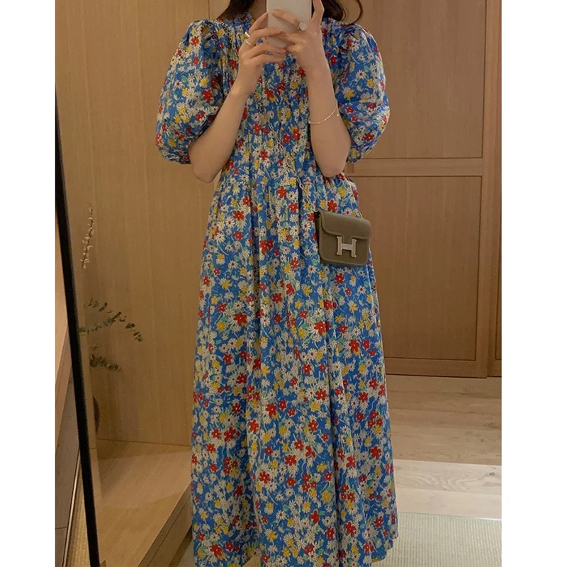Casual Short Sleeve A-line Dress Summer V-neck Floral Dress Korean Style Loose Flower Printed Dress Women Clothes Vestidos 27991
Casual Short Sleeve A-line Dress Summer V-neck Floral Dress Korean Style Loose Flower Printed Dress Women Clothes Vestidos 27991