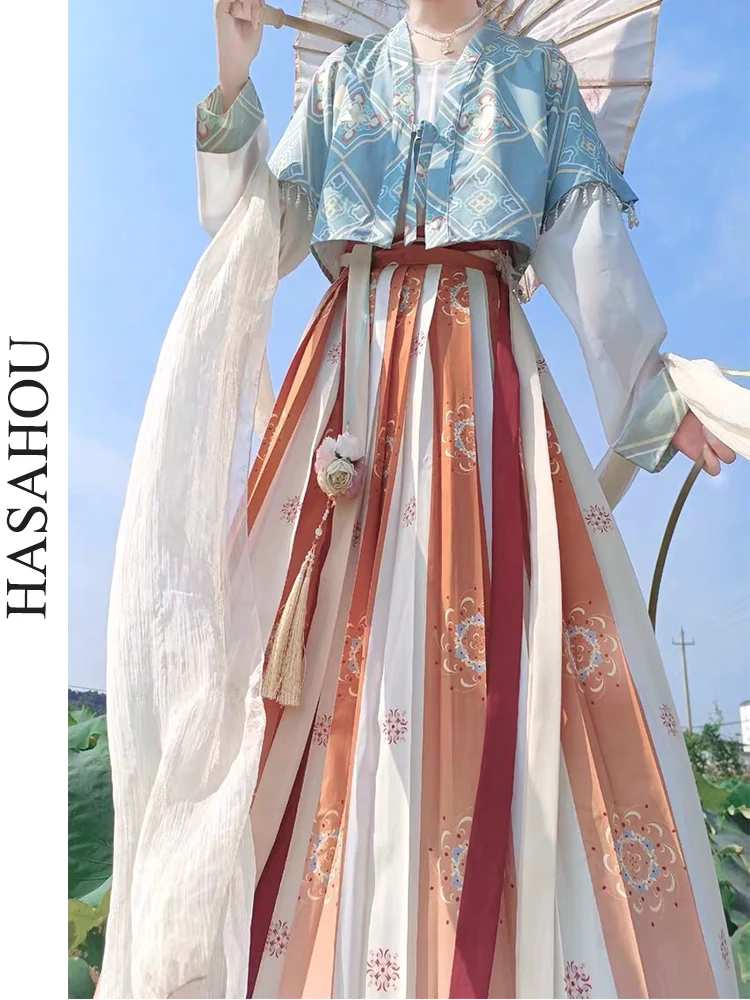 

Original Hanfu Woman Improved Chinese Traditional Clothing Cosplay Fairy Princess Clothes National Dance Dress Hanbok Suit