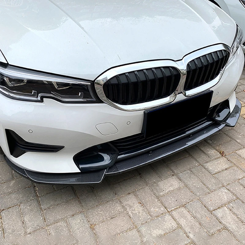 Car Bumper Lip For BMW 3 Series G20 G21 320i 325i 2019-2022 Car Front Bumper Splitter Lip Spoiler Diffuser Car Body Kit Tuning Car Bumper Lip For BMW 3 Series G20 G21 320i 325i 2019-2022 Car Front Bumper Splitter Lip Spoiler Diffuser Car Body Kit Tuning