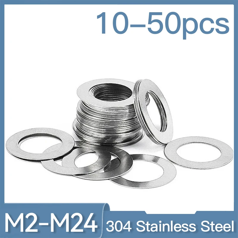 10-50Pcs M3 M4 M5 M6 -M40 DIN988 304 Stainless Steel Adjusting Ultrathin Precision Shim Gasket Ultra Thin Flat Wafer Washer
10-50Pcs M3 M4 M5 M6 -M40 DIN988 304 Stainless Steel Adjusting Ultrathin Precision Shim Gasket Ultra Thin Flat Wafer Washer