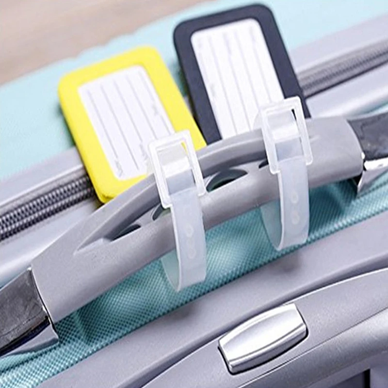 

10PCS Luggage Tag Boarding Shipping Plastic Baggage Tags Travel Accessory Women Men Suitcase ID Address Name Holder Bag Label