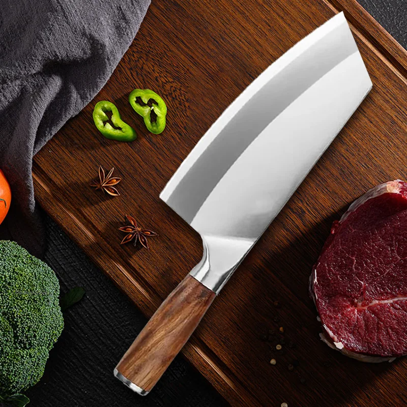 Cleaver Knife Kitchen Chef Knife Stainless Steel Razor Sharp Slicing Knife Meat Chopping Knife Wood Handle Chinese Butche Knife
Cleaver Knife Kitchen Chef Knife Stainless Steel Razor Sharp Slicing Knife Meat Chopping Knife Wood Handle Chinese Butche Knife
