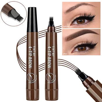 Um toque de elegância em todos os jantares: Explore o conjunto de facas para bife de aço inoxidável 9 4 Point Eyebrow Pencil Maquillajes Para Mujer Waterproof Liquid Eyebrow Pen Makeup Long Lasting Cosmetic Microblade Brow Pencil
