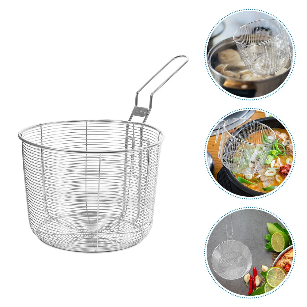 Spaghetti Strainer Spoon Stainless Steel Food Strainer Noodle Strainer Handle Boiling Blanching Basket Restaurant Kitchen
Spaghetti Strainer Spoon Stainless Steel Food Strainer Noodle Strainer Handle Boiling Blanching Basket Restaurant Kitchen