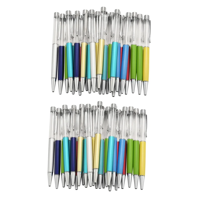 54 PACK Colorful Empty Tube Floating DIY Pens Ballpoint Pens, Building Your Favorite Liquid Sand Pens Gift
54 PACK Colorful Empty Tube Floating DIY Pens Ballpoint Pens, Building Your Favorite Liquid Sand Pens Gift