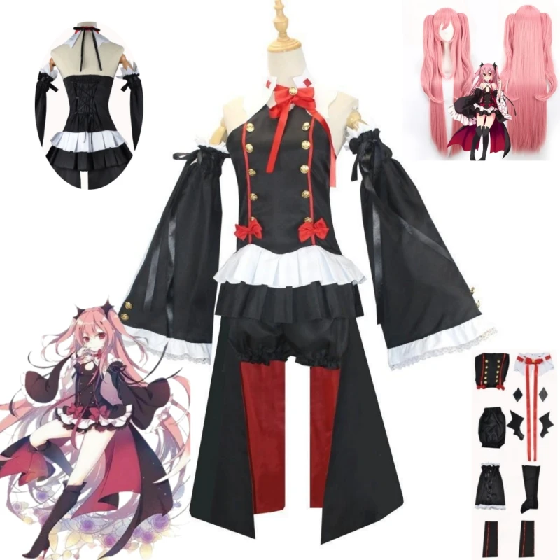 Seraph Of The End Wari no Seraph Krul Tepes Косплей Костюм Аниме ведьма вампир костюм на Хэллоуин девушка
Seraph Of The End Wari no Seraph Krul Tepes Косплей Костюм Аниме ведьма вампир костюм на Хэллоуин девушка