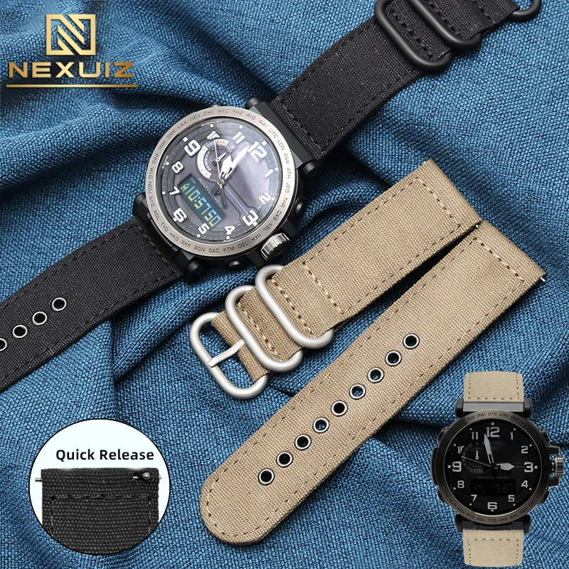 Универсальный Холщовый нейлоновый ремешок для часов Casio PROTREK 5571 PRW-6600Y 5497 PRG-600Y/650, ремешок для часов, быстросъемный браслет 24 мм
Универсальный Холщовый нейлоновый ремешок для часов Casio PROTREK 5571 PRW-6600Y 5497 PRG-600Y/650, ремешок для часов, быстросъемный браслет 24 мм