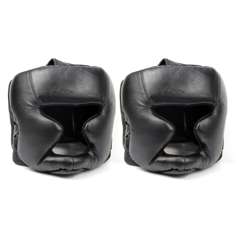 NEW-2X Black Good Headgear Head Guard Training Helmet Kick Boxing Protection Gear
NEW-2X Black Good Headgear Head Guard Training Helmet Kick Boxing Protection Gear