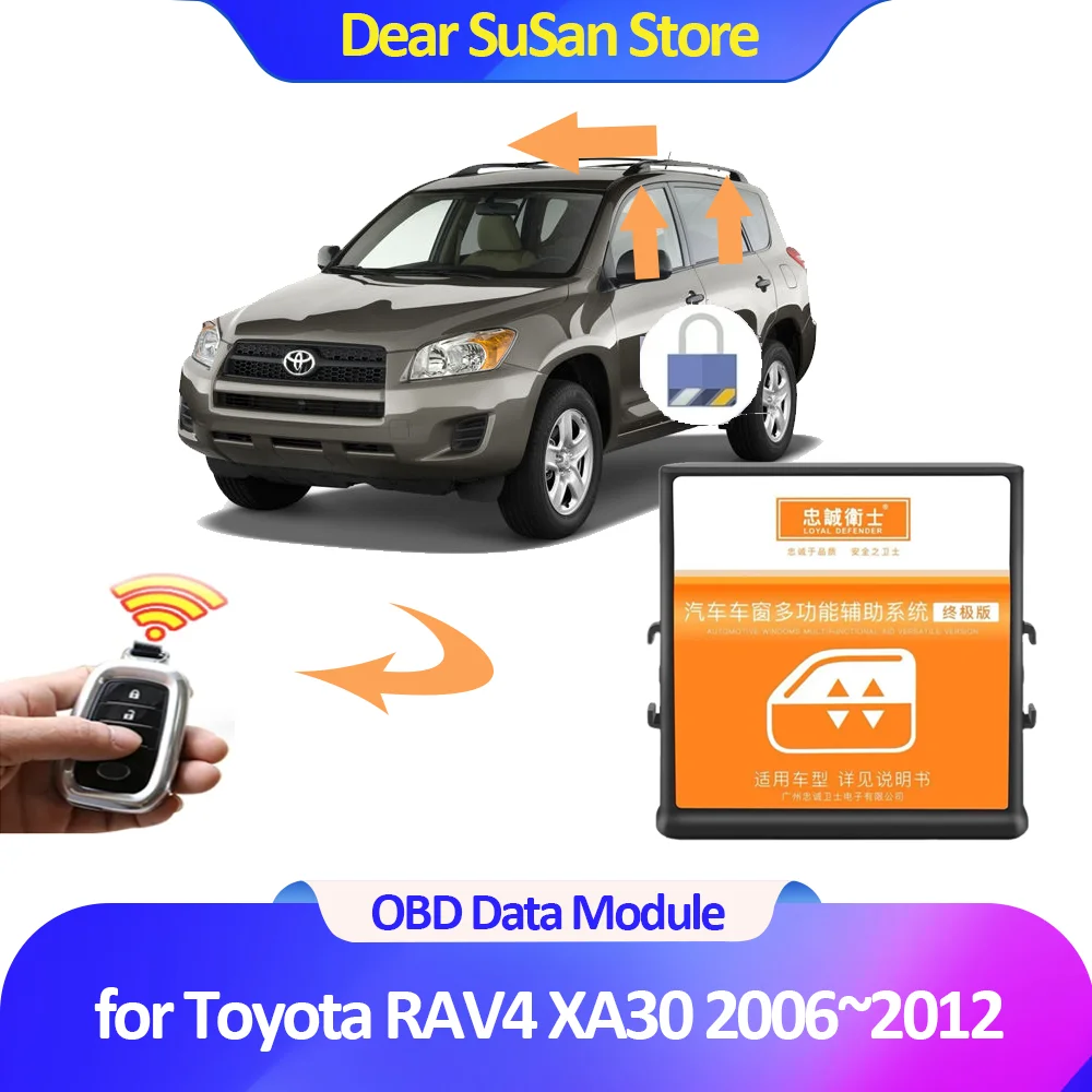 OBD Data Module for Toyota RAV4 XA30 2006~2012 Window Lifting Speed Lock Door Automatic Unlock Accessories 2007 2008 2009 2010
OBD Data Module for Toyota RAV4 XA30 2006~2012 Window Lifting Speed Lock Door Automatic Unlock Accessories 2007 2008 2009 2010